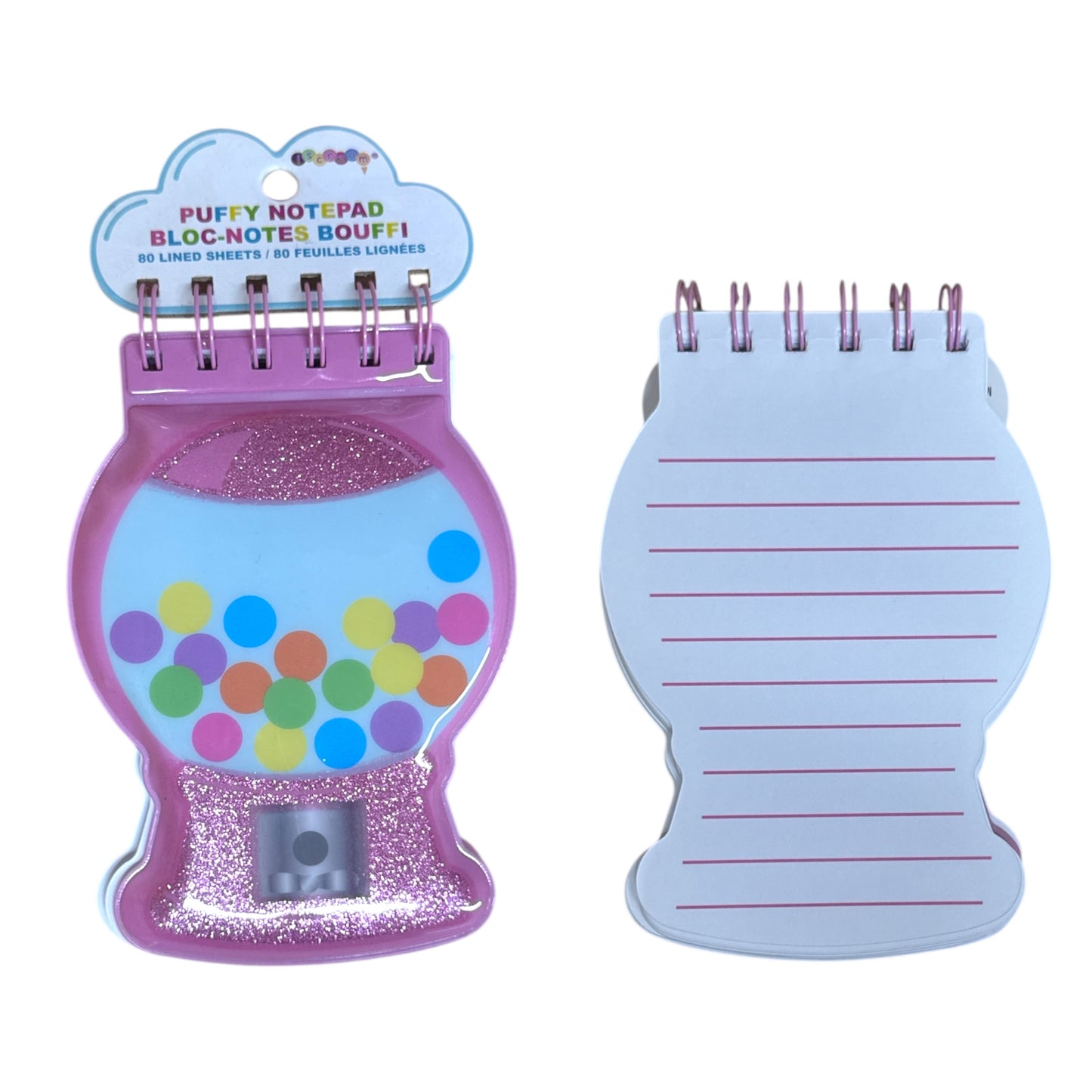 PVC Puffy Gumball Notepad