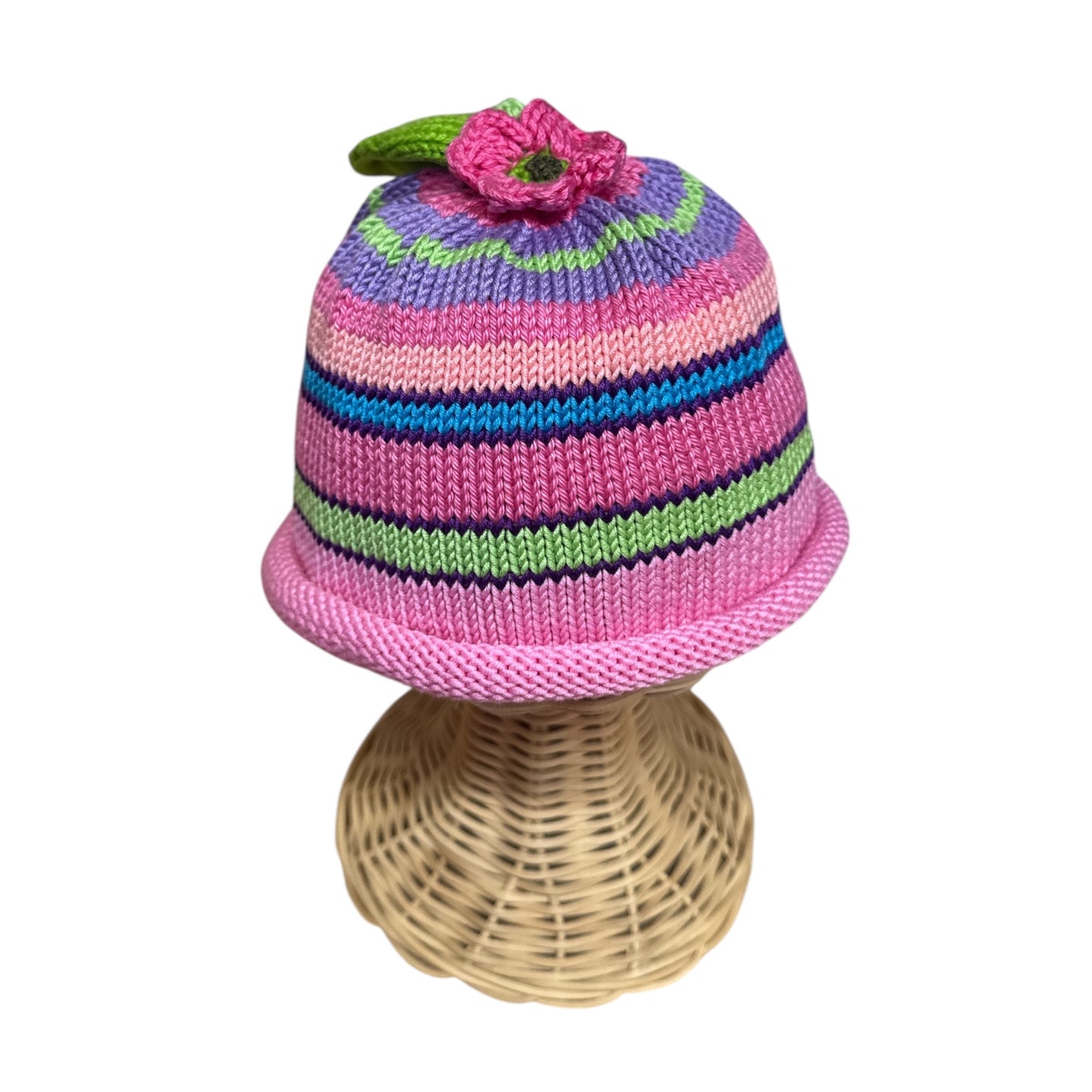 Multicolor Stripe Knit Beanie- Infant