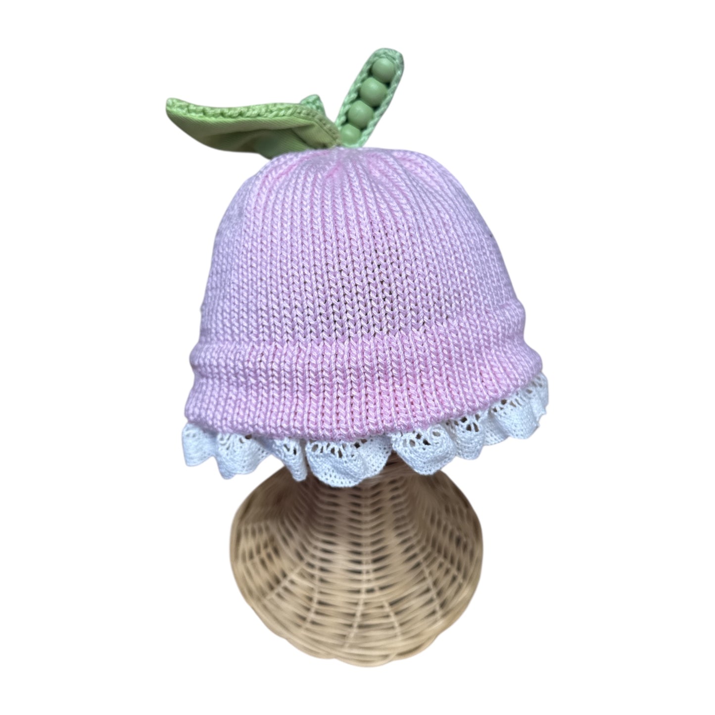 Green Pea Knit Beanie- Infant