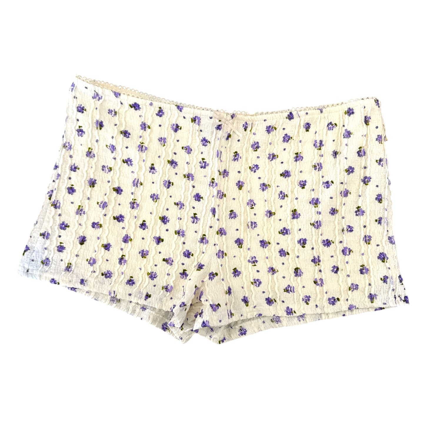 Lavender Floral Shorts