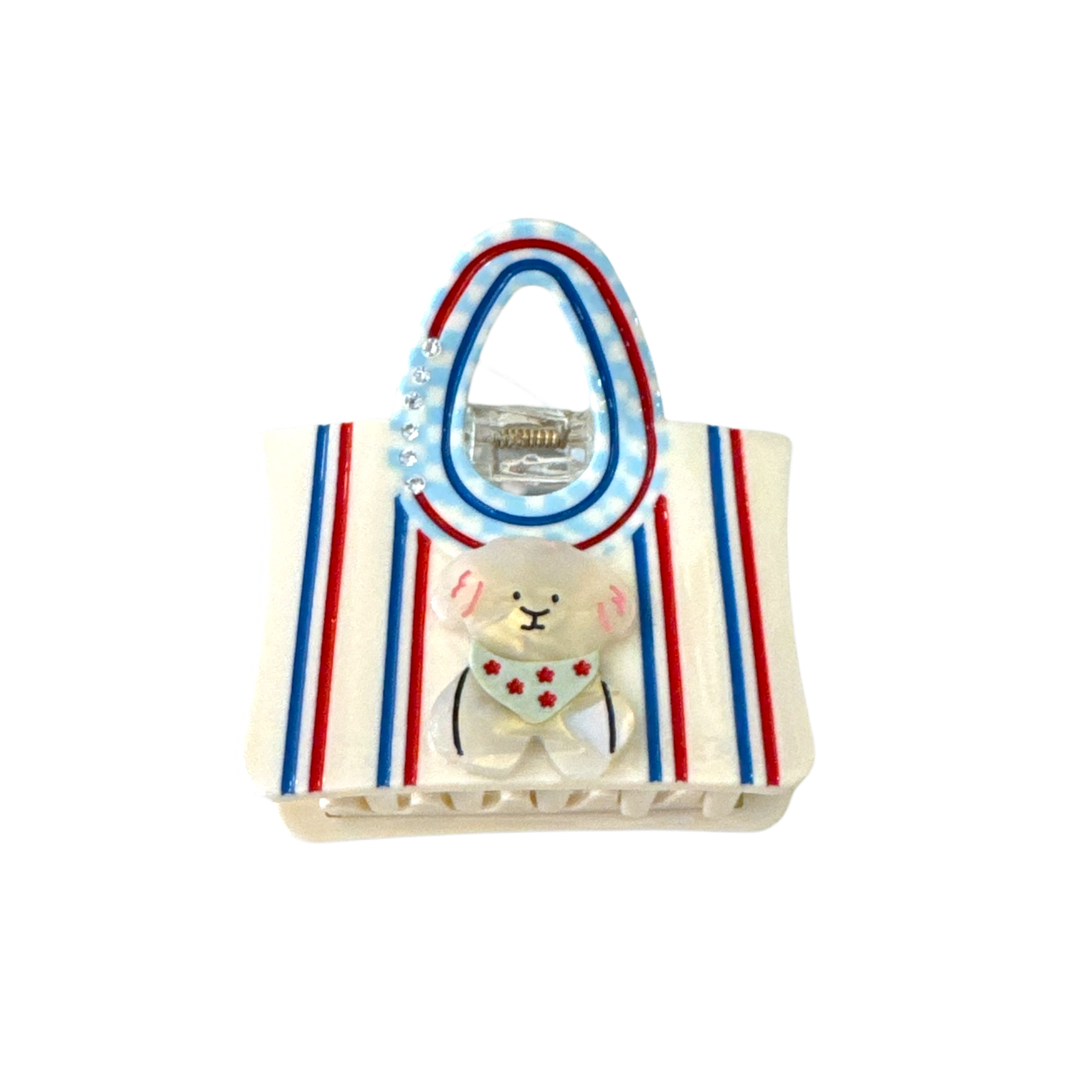 Square Purse Hair Clip