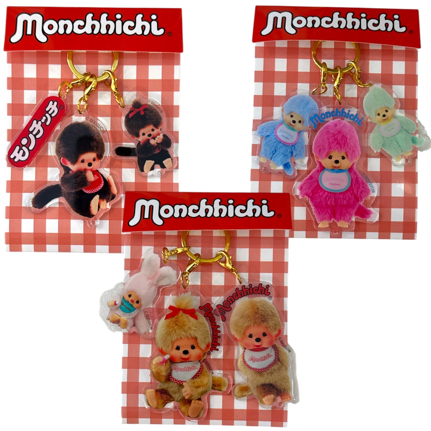 Monchhichi Acrylic Charms Keychain