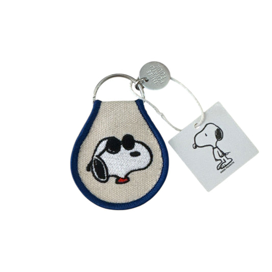 Snoopy Embroidered Patch Keychain