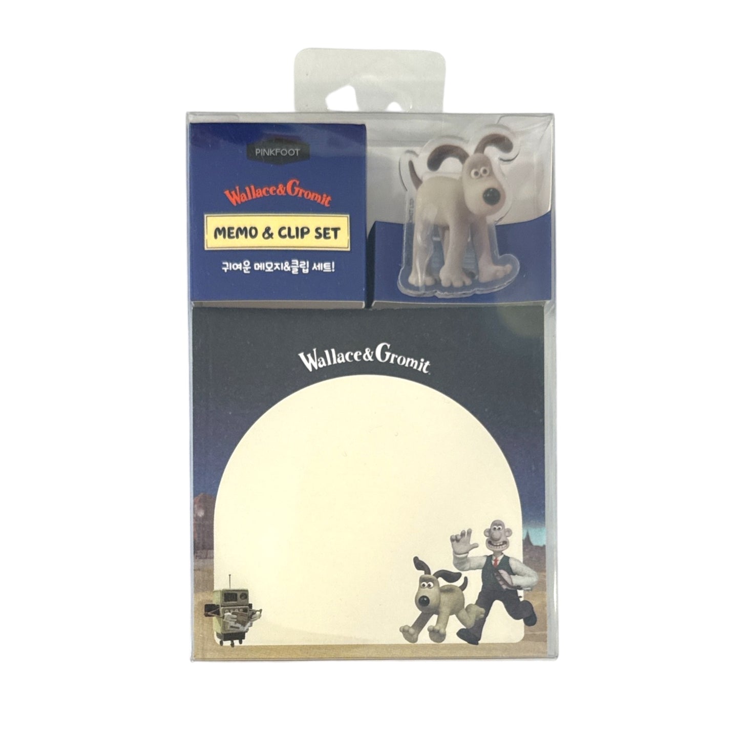 Wallace & Gromit Memo + Clip Set