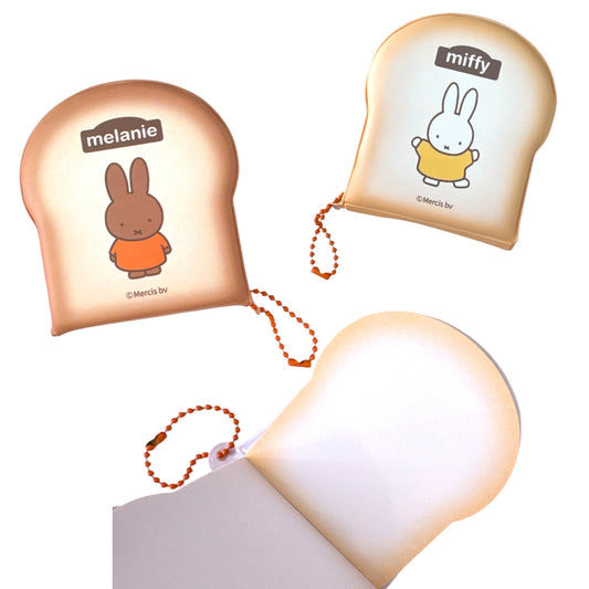 Miffy Puffy Toast Notes Keychain