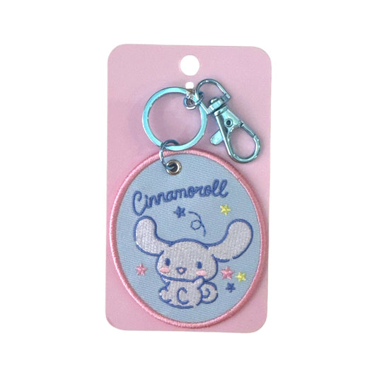 Sanrio Embroidered Patch Keychain