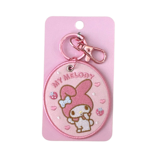Sanrio Embroidered Patch Keychain