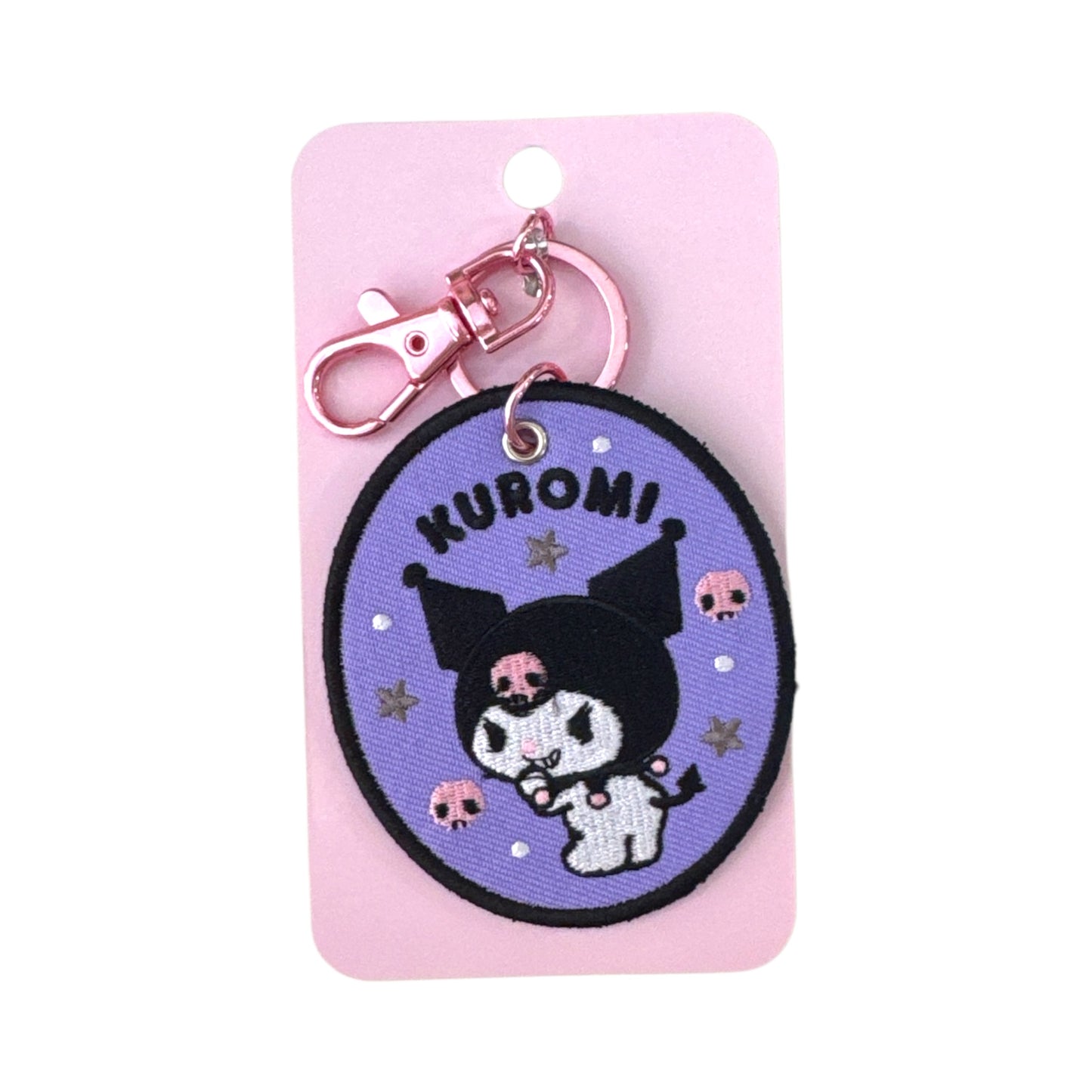 Sanrio Embroidered Patch Keychain