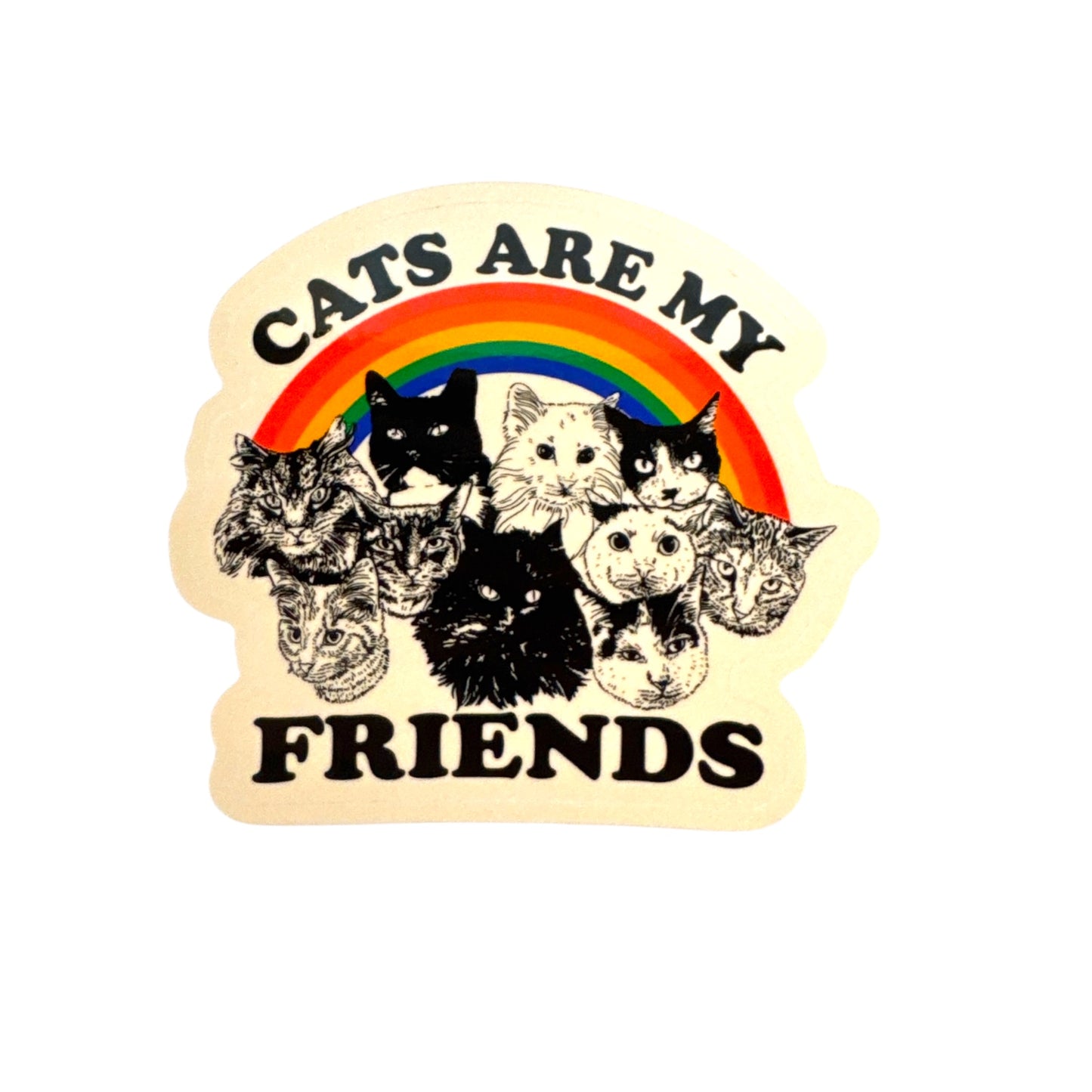 Cat Friends Sticker