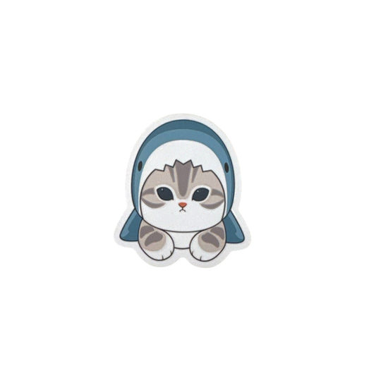 Shark Costume Cat Sticker
