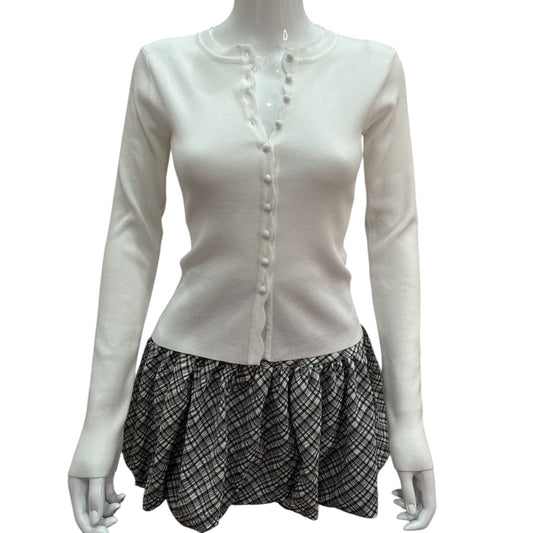 Knit Button Sweater Top