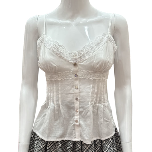 Lace Trim Tank Top