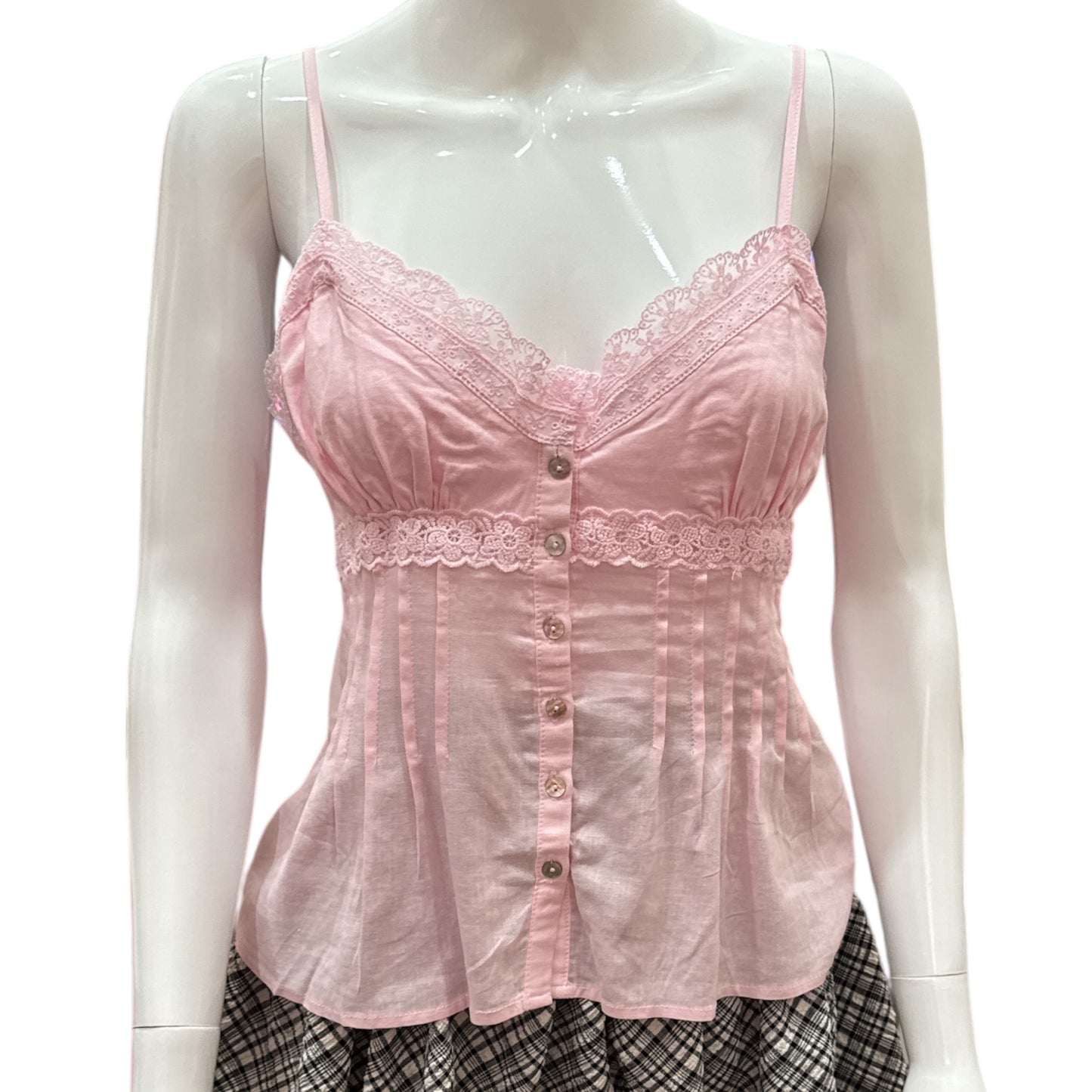 Lace Trim Tank Top