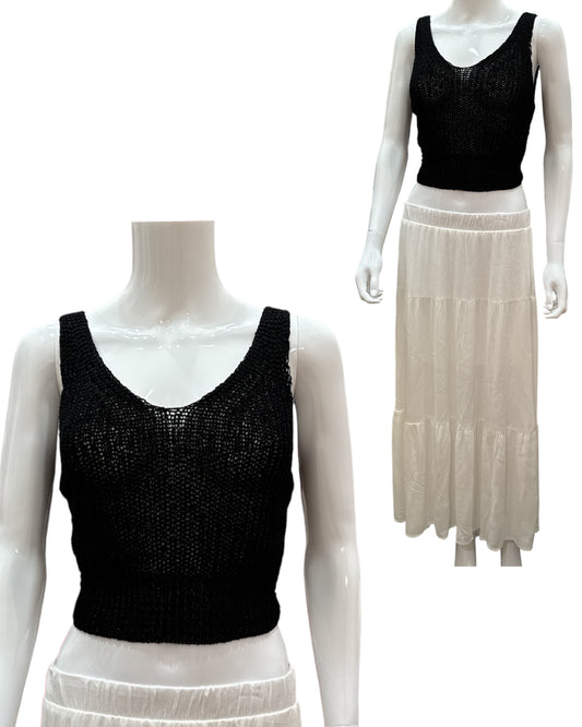 Summer Knit Sleeveless Top