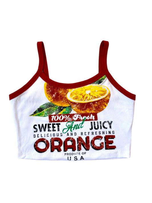Fruit Graphic Print Tank Top