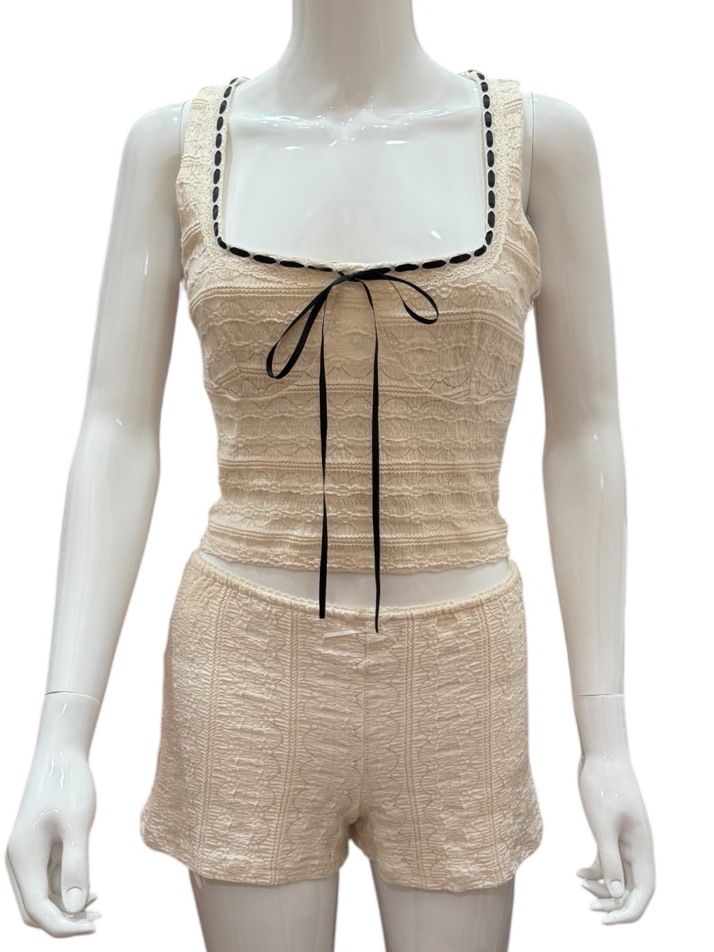 Ribbon Short Set