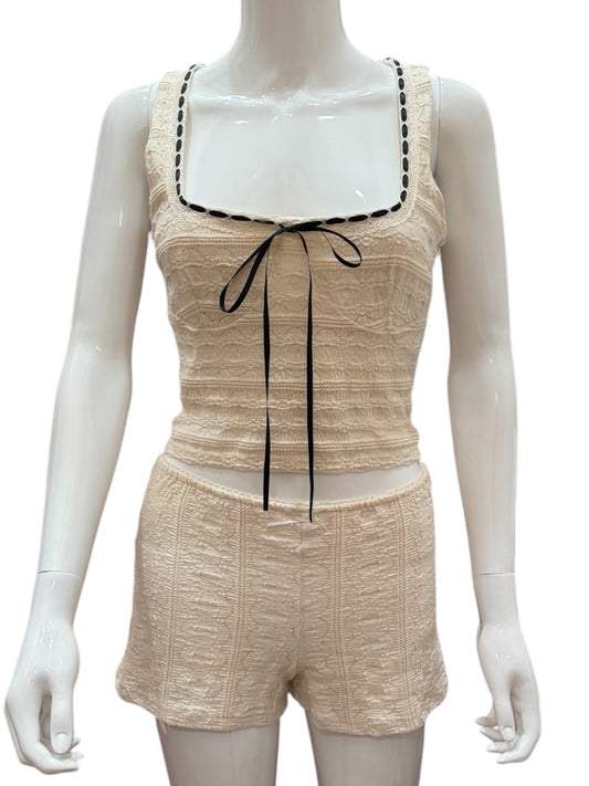 Ribbon Short Set