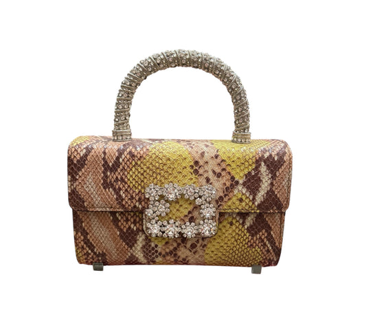 Crystal Top Handle Clutch