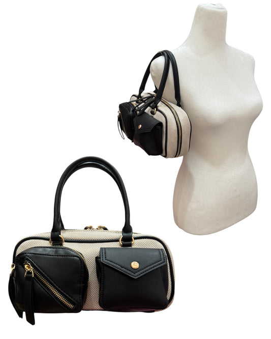 Multi-pocket Mini Boston Bag