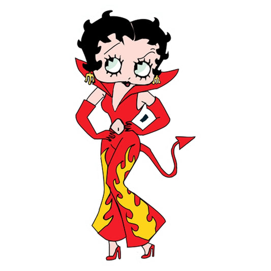 Betty Boop Devil Sticker