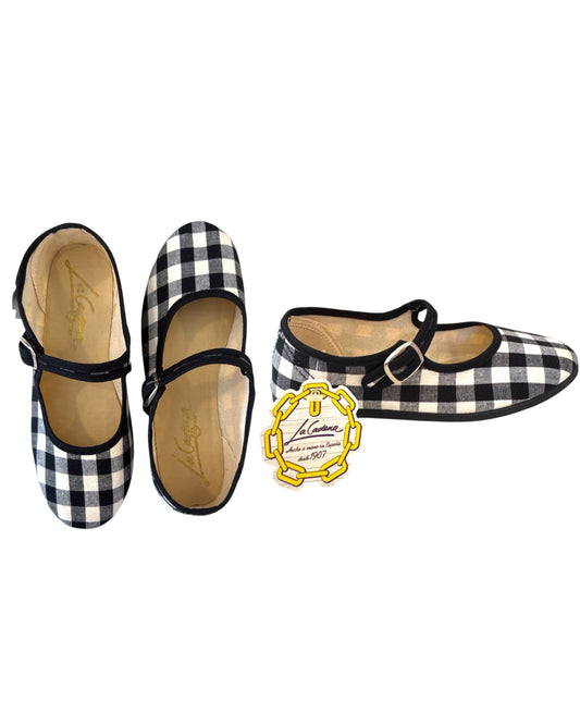 Kid's Gingham Flats