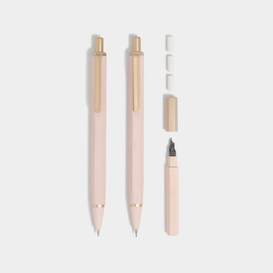 Pink Mechanical Pencil Set